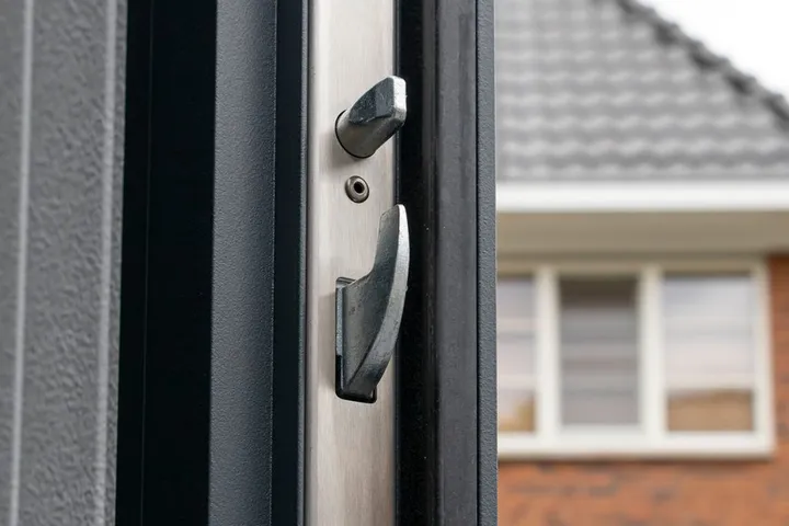 Slot openslaande garagedeur